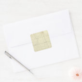 Palmdale quadrangle toont San Andreas Rift Vierkante Sticker (Envelop)