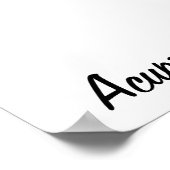 Palmdruk Poster (Hoek)