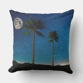 Palmen bij de nacht buitenkussen