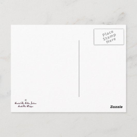 palmen briefkaart (Achterkant)