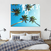 Palmen Canvas Afdruk (Insitu (Slaapkamer))