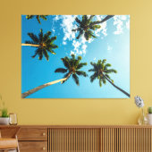 Palmen Canvas Afdruk (Insitu (Woonkamer))