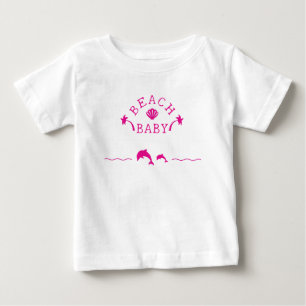 Palmen & Dolfijnen Roze Strand Baby