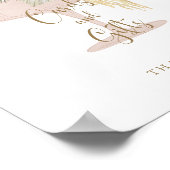 Palmen en Prosecco Douche Kaarten en geschenken Te Poster (Hoek)