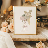 Palmen en Prosecco Douche Kaarten en geschenken Te Poster