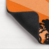 Palmen en seagull Mousepad Muismat (Hoek)