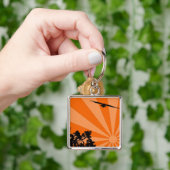 Palmen en Sleutelhanger van de schedel (Hand)