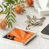 Palmen en Sleutelhanger van de schedel (Zijkant)