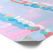 Palmen in het Poster Kleur (Hoek)