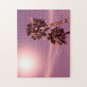 Palmen in het zonlicht legpuzzel (Verticaal)
