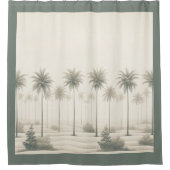 Palmen in Miami Douchegordijn (Voorkant)