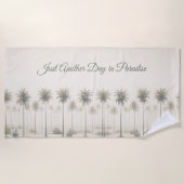 Palmen in Miami Strandlaken (Voorkant)