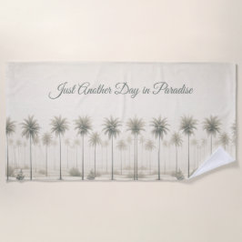 Palmen in Miami Strandlaken