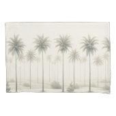 Palmen in Miami: "Weer een dag in het paradijs" Kussensloop (Voorkant-Links)