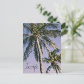 Palmen in Tenerife Briefkaart (Staand voorkant)