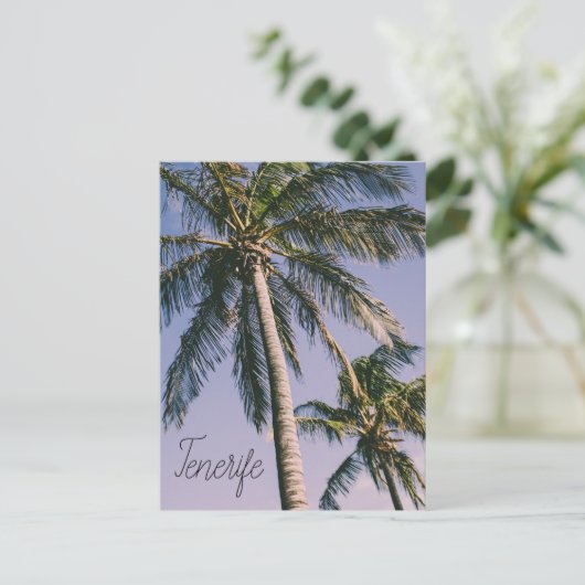 Palmen in Tenerife Briefkaart (Staand voorkant)