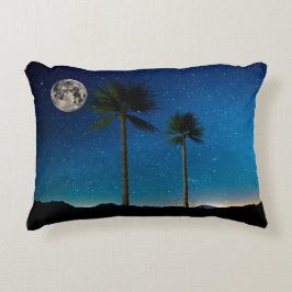 Palmen 's nachts accent kussen