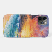 Palmen Strand Zonsondergang Hawaii Case-Mate iPhone Case (Achterkant (horizontaal))