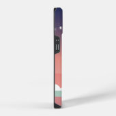 Palmen, Surfplank, Lichtslingers Strand iPhone Hoesje (Rechterkant)
