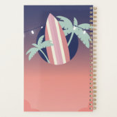 Palmen, Surfplank, Lichtslingers Strand Planner (Achterkant)