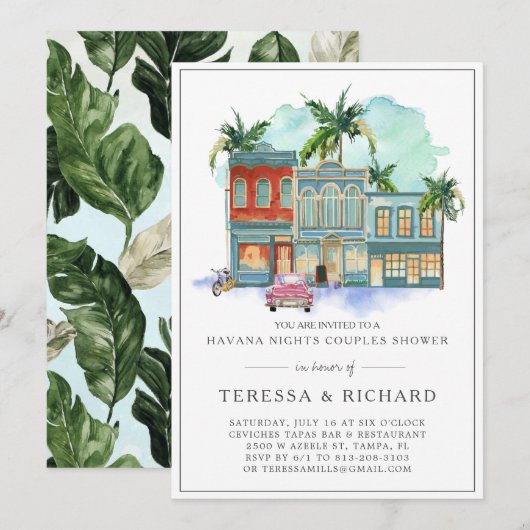  palmen | Toeslag voor Havana Nights-paren (Voorkant / Achterkant)