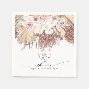 Palmen Tropische Boho Baby Shower/ Bruiloft Servet