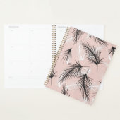Palmen Zwart Wit Aardetoon Roze Planner (Display)