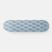 Palmenblad Lichtblauw Persoonlijk Skateboard (Horizontaal)