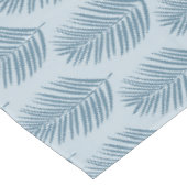 Palmenblad Lichtblauw Tafelkleed (Gekanteld)