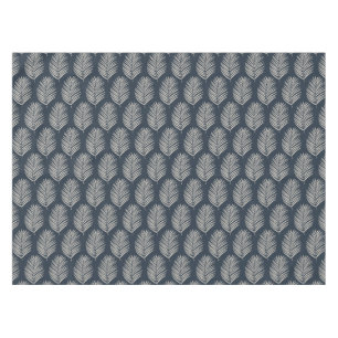 Palmenblad Navyblauw en Crème Tafelkleed