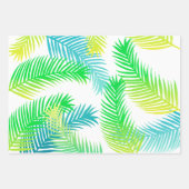 Palmenbladeren patroon inpakpapier vel (Voorkant 2)