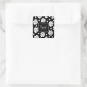Palmenbladeren Patroon Sticker (Tas)