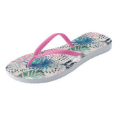 Palmenbladeren, tropisch, botanisch, bladeren, jun teenslippers (Schuin)