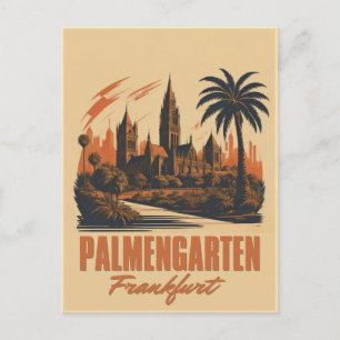 Palmengarten botanische tuin Frankfurt Briefkaart
