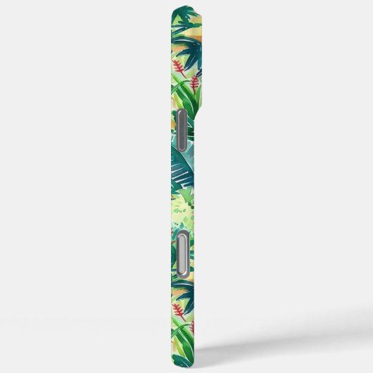  palmengroen | Initiaal monogram Case-Mate iPhone Case (Achterkant / Rechts)