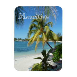 Palmenstrand auf Mauritius Magneet