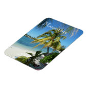 Palmenstrand auf Mauritius Magneet (Linkerzijde)