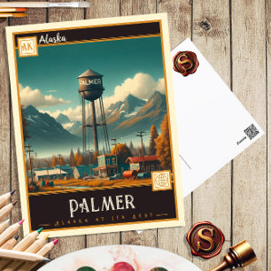 Palmer, Alaska    BRIEFKAART