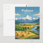 Palmer Alaska Briefkaart (Voorkant / Achterkant)