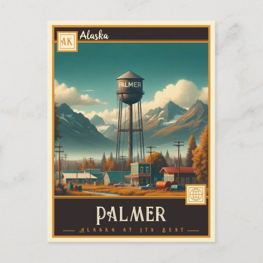Palmer, Alaska | BRIEFKAART (Voorkant)