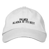 Palmer Alaska Hat Geborduurde Pet (Voorkant)