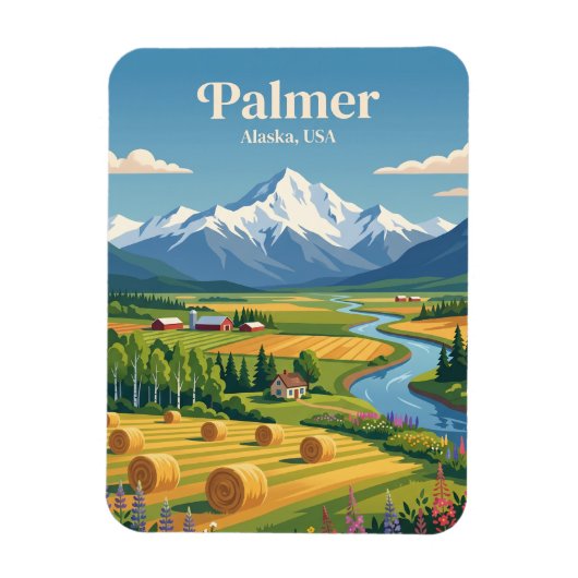 Palmer Alaska Magneet (Verticaal)