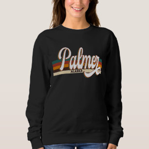 Palmer Alaska Retro Vintage 70s 80s Noodlijdend Trui