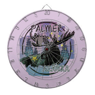 Palmer Alaska rustieke eland dart board Dartbord