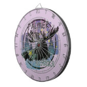 Palmer Alaska rustieke eland dart board Dartbord (Voorkant Rechts)