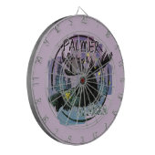 Palmer Alaska rustieke eland dart board Dartbord (Voorkant Links)