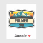 Palmer, Alaska Sticker (Vel)