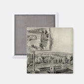 Palmer Bros, New London Magneet (Voorkant / Achterkant)