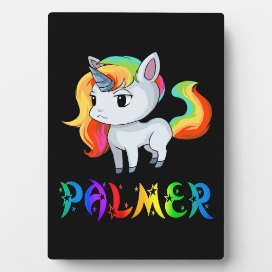 Palmer Eenhoorn Fotoplaat (voorkant)