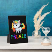 Palmer Eenhoorn Fotoplaat (Zijkant)